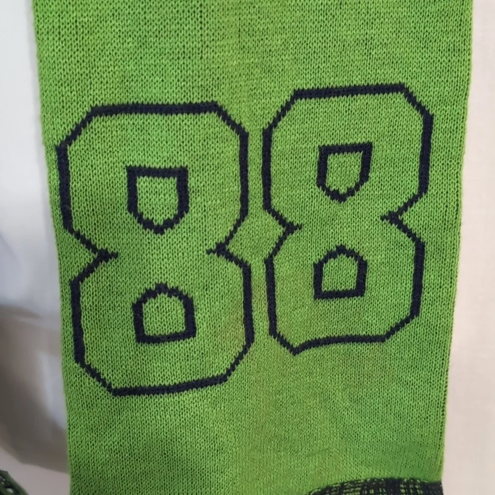 NFL Seattle Seahawks Navy Green Jimmy Graham Fringe Scarf